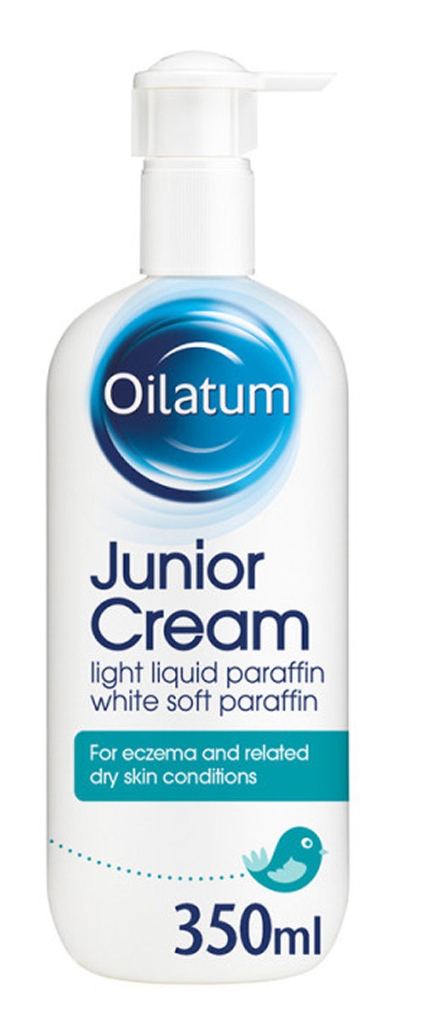 Hvid Oilatum Junior Cream White Soft Paraffin 350ml - Baby  - 5011091103339