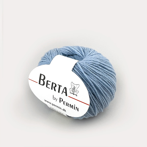 Babyblå - 53 Berta Permin Babyblå - By Permin Baby  - 5702858802533