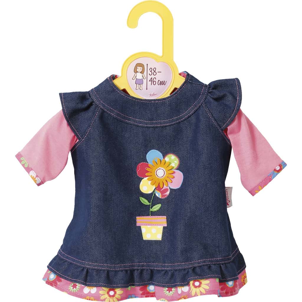 Baby Born Dolly Moda Jeans Dress - Baby Born Baby  - 4001167870006