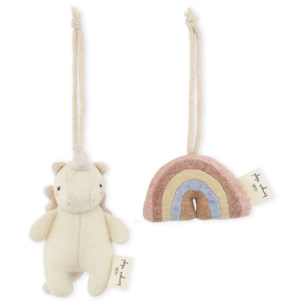 Baby Aktivitetslegetøj Pak Rainbow Unicorn Konges Sløjd - Konges Sløjd Baby