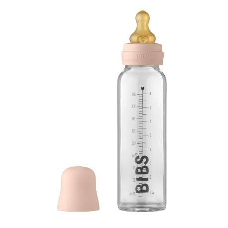 Bibs Baby Glass Bottle Sutteflaske Komplet Sæt 225 - Bibs Baby  - 5713795238705