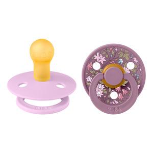 Bibs Liberty Colour Latex Rund Chamomile Lawn Violet Sky Mix Flere Størrelser - Bibs Baby  - 5713795243105