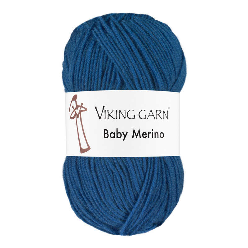 Viking Baby Merino 224 Kongeblå Merinould Fra Viking - Viking Baby  - 7071281292241