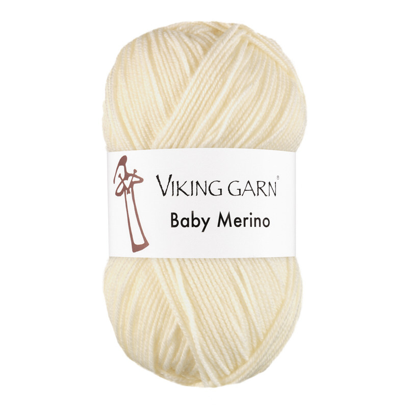 Viking Baby Merino 202 Natur Merinould Fra Viking - Viking Baby  - 7071281292029