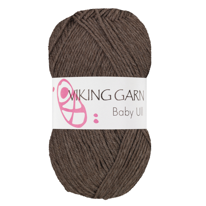 Viking Baby Ull 308 Brun Merinould Fra Viking - Viking Baby  - 7071281033080