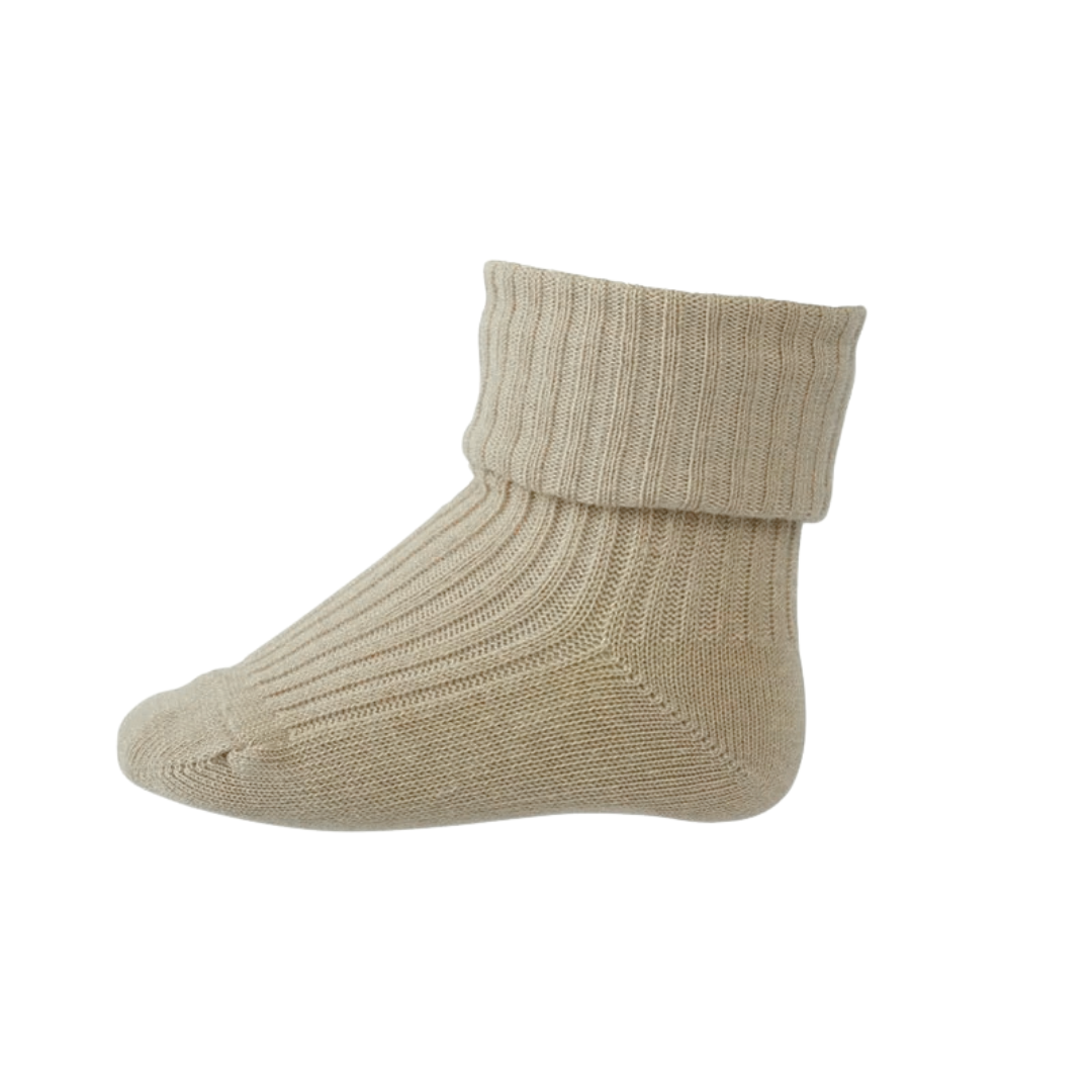 Babystrømper Light Brown Melange - Mp Denmark Baby