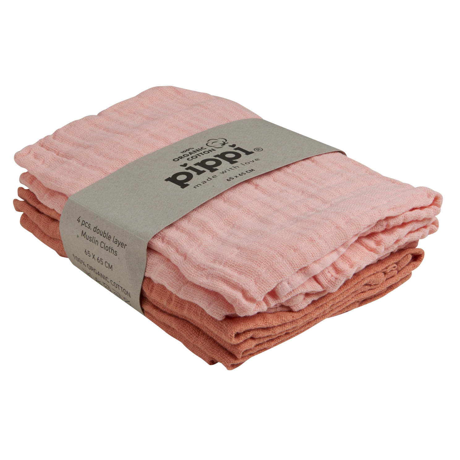 Veiled Rose Pippi Baby Stofble økologisk Bomuld Onesize - Pippi Baby  - 5713438213748