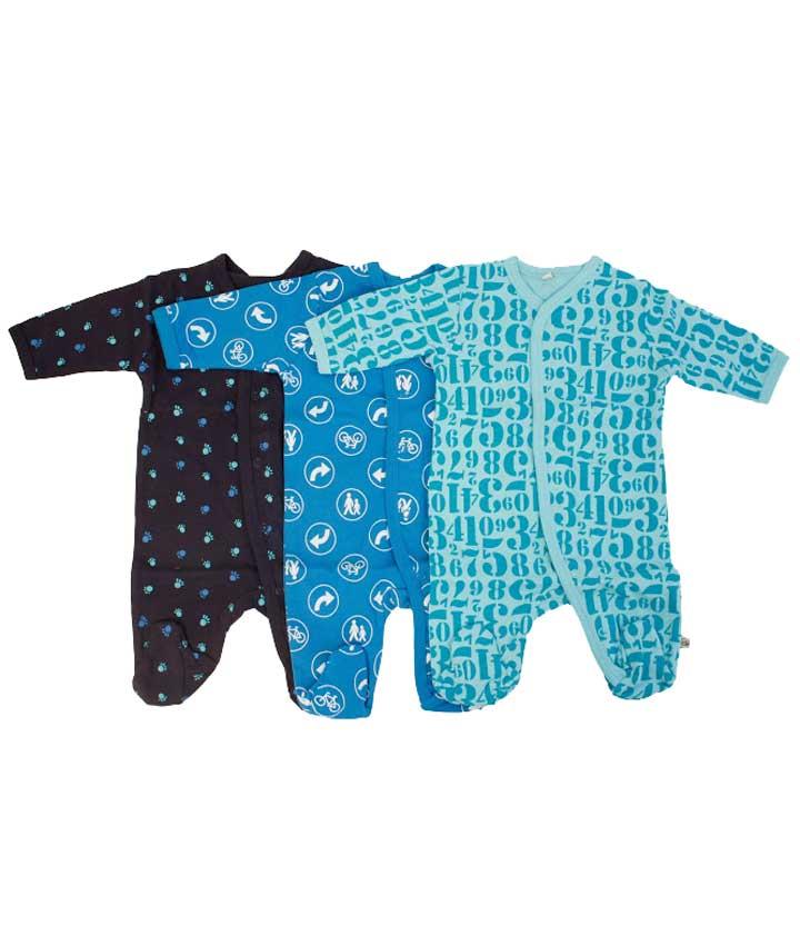 Dark Navy Pippi Baby Natdragt - Pippi Baby  - 5704617318965