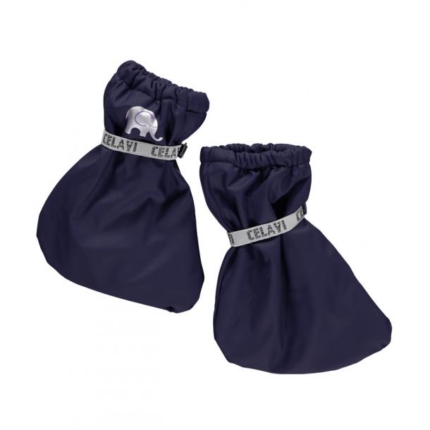 Dark Navy Celavi Baby Overtrækssko Fleece - Celavi Baby  - 5704617262534