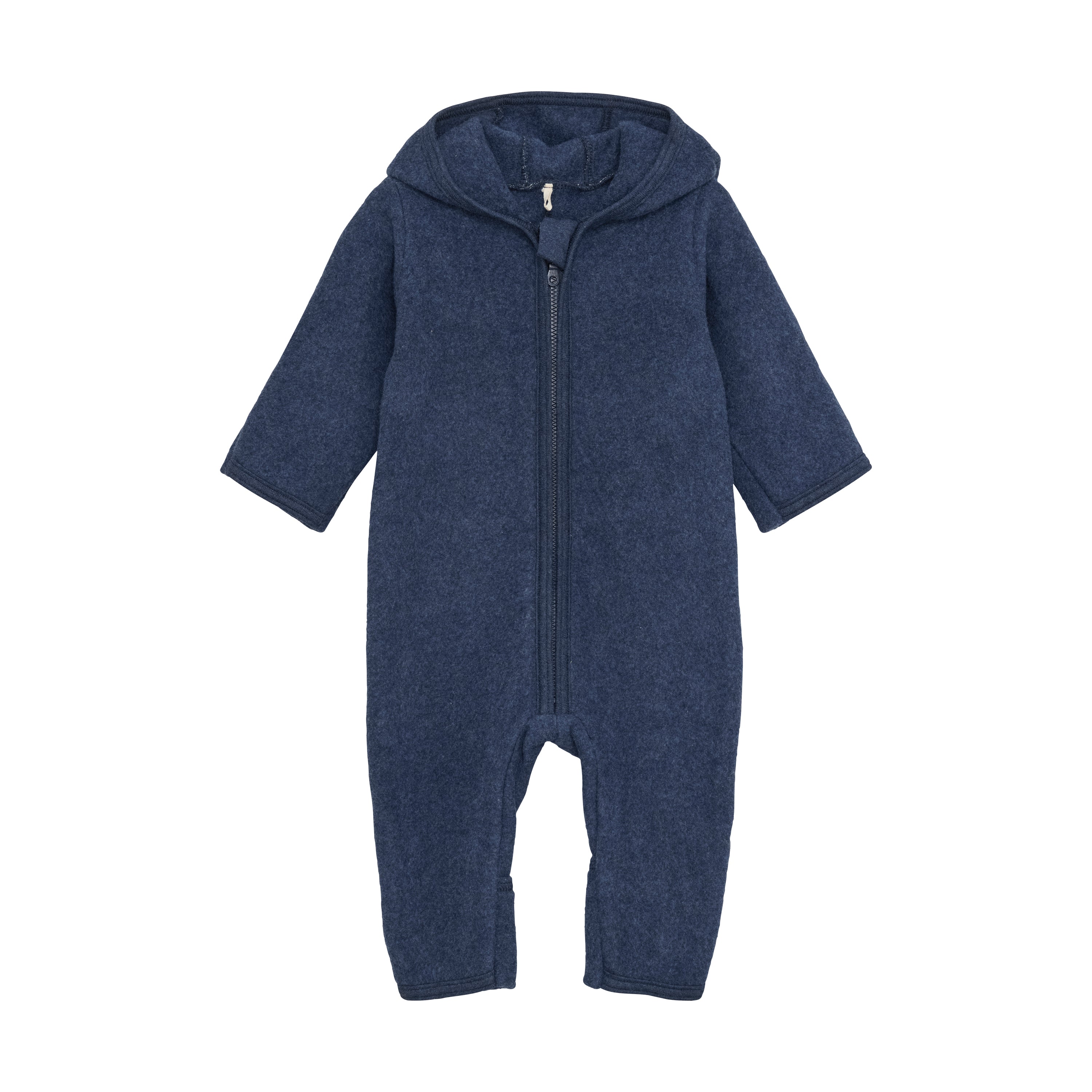 Huttelihut Mushi Baby Heldragt ører Navy Melange - Huttelihut Baby  - 8897699217743