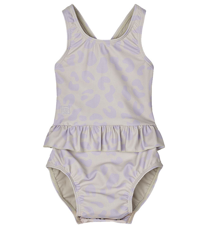 Beige/Lilla Liewood Badedragt Amina Baby Uv40 Leo Misty Lilac - Liewood Baby  - 5715335149854