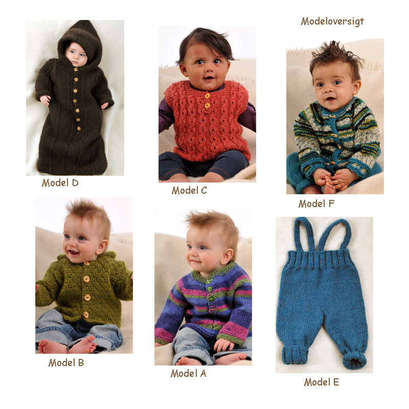 Baby Strikkeopskrift Ragg Incawoll - Baby