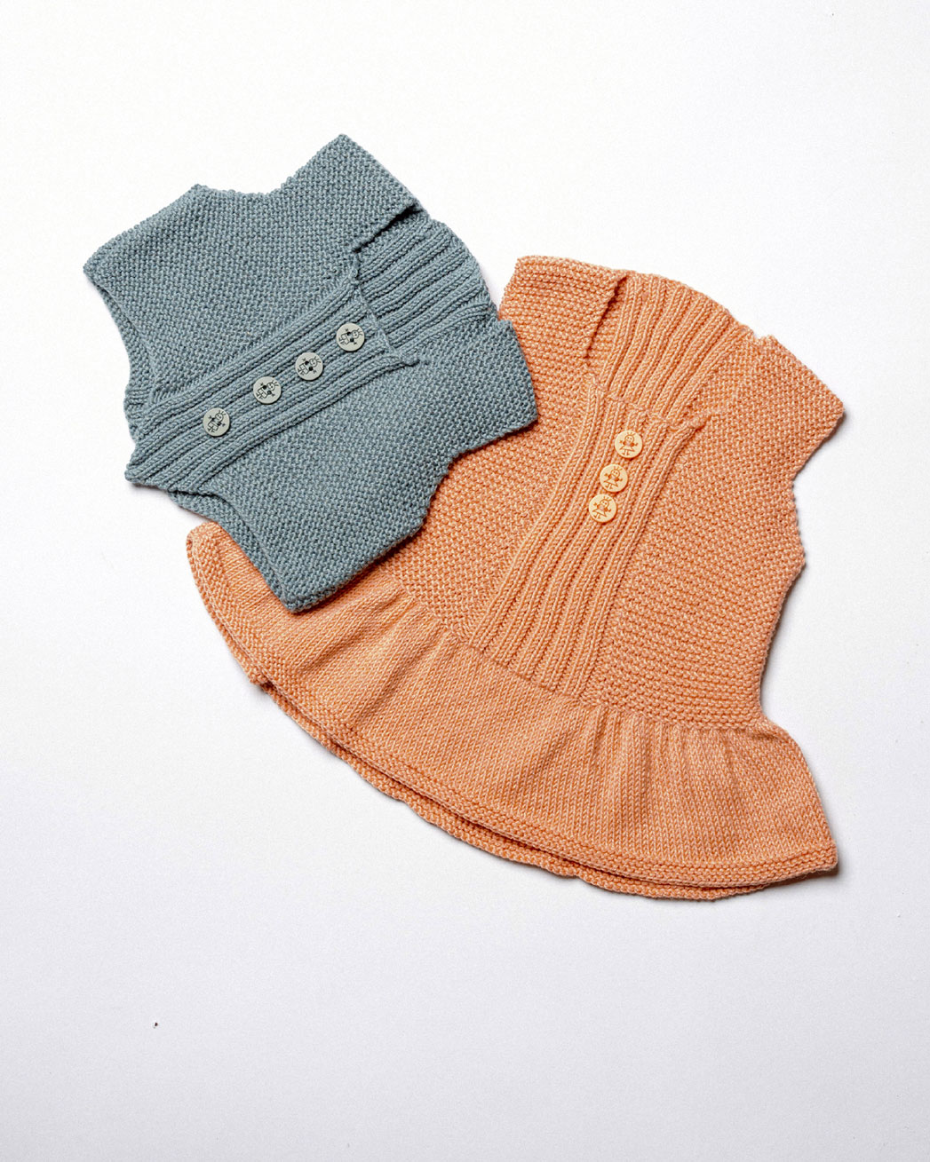 Baby Top & Vest Vest Strikkekit Str Mdr - Baby