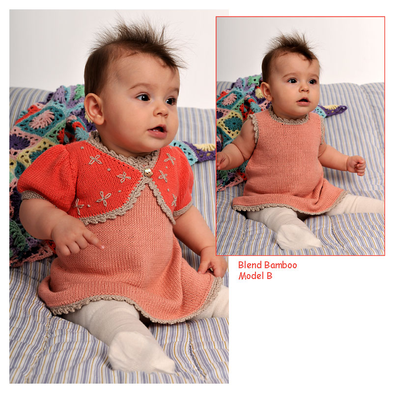 Baby Strikkeopskrift Blend Bamboo - Baby