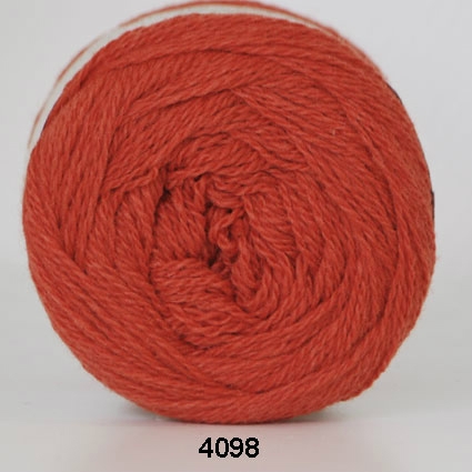 Hjertegarn Organic 350 4098 Mørk Orange - Baby  - 5706382022832