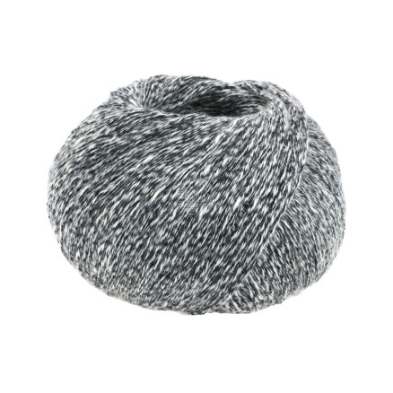 Lana Grossa Cara Garn Sort Natur - Lana Grossa Baby  - 4033493315845