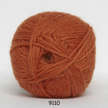 Hjerte Alpaca Alpaca Uldgarn 9110 Orange - Baby  - 5706382013045