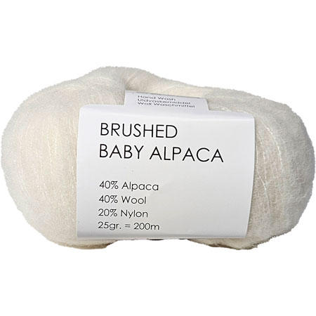 Brushed Baby Alpaca Merino Garn Hjertegarn 100 - Baby