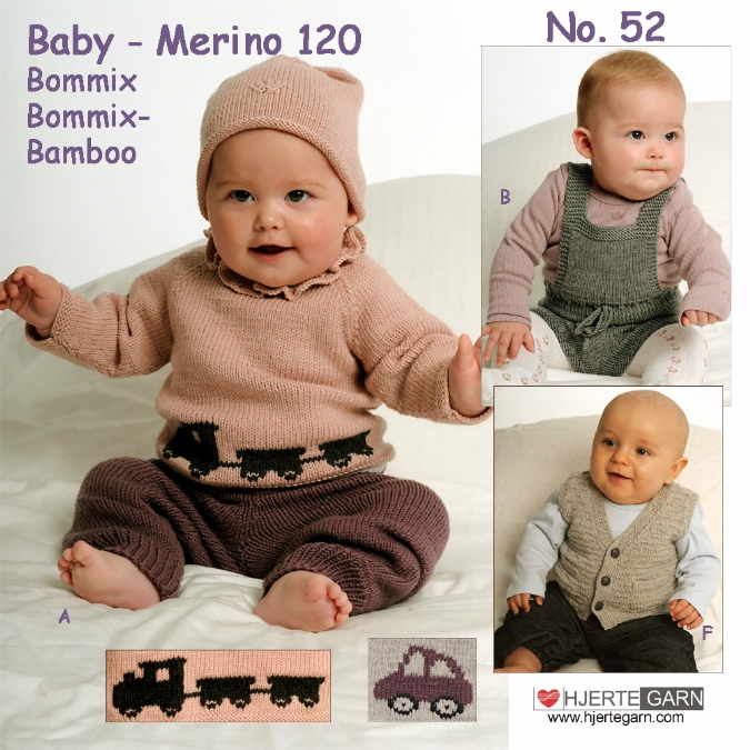 Baby Strikkeopskrifter Bog - Baby