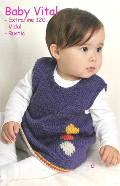 Baby Vital Strikkeopskrift - Baby