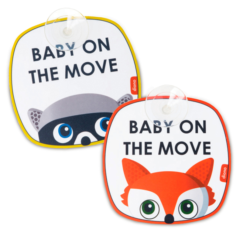 Baby The Move Skilte Til Bagruden - Diono Baby  - 0677726605651