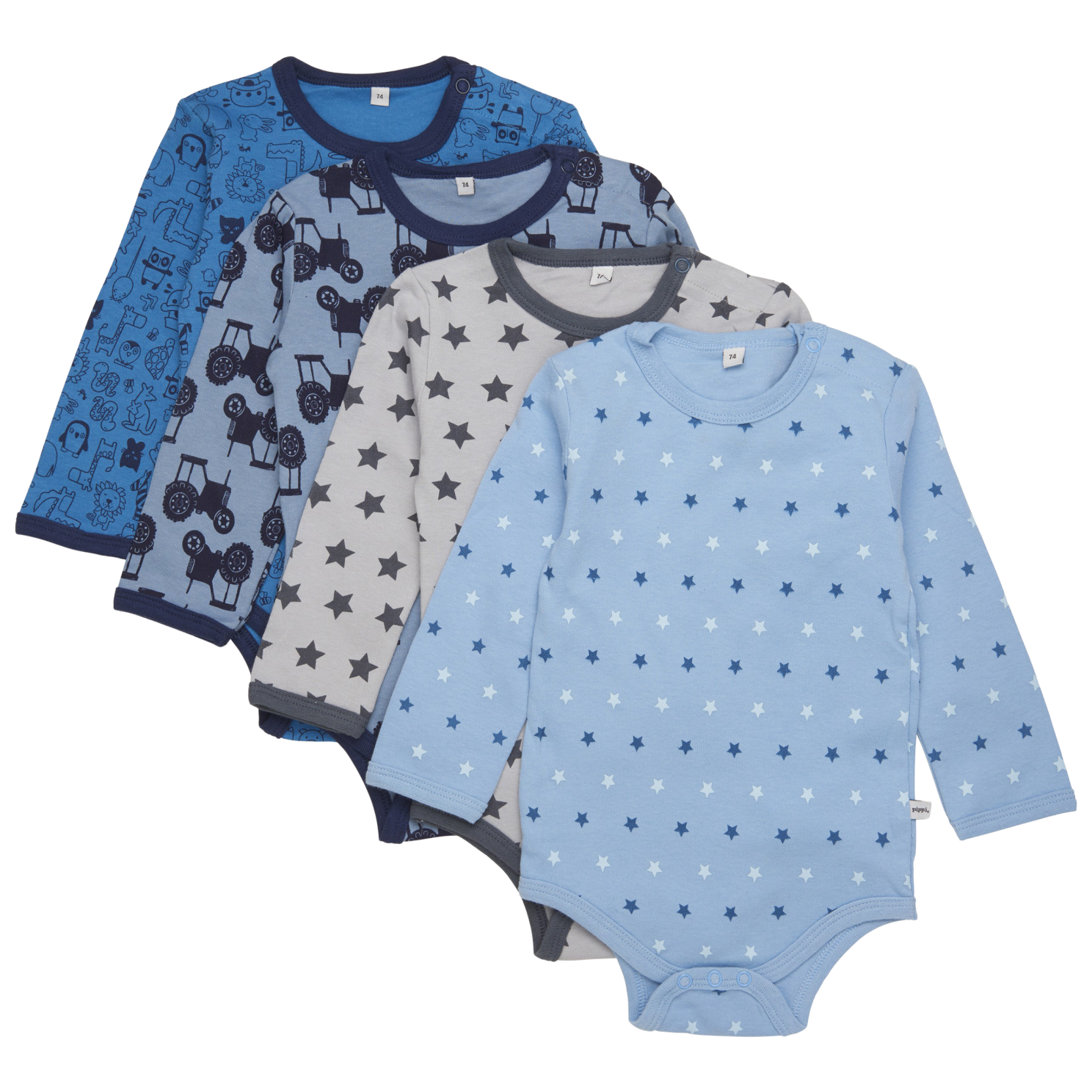 Blue Pippi Baby Body - Pippi Baby