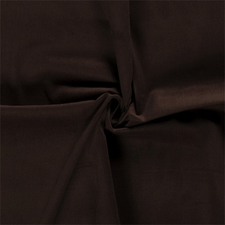 Babyfløjl Stof 145cm Brun 50cm - Balsløw Baby  - 5713410023945