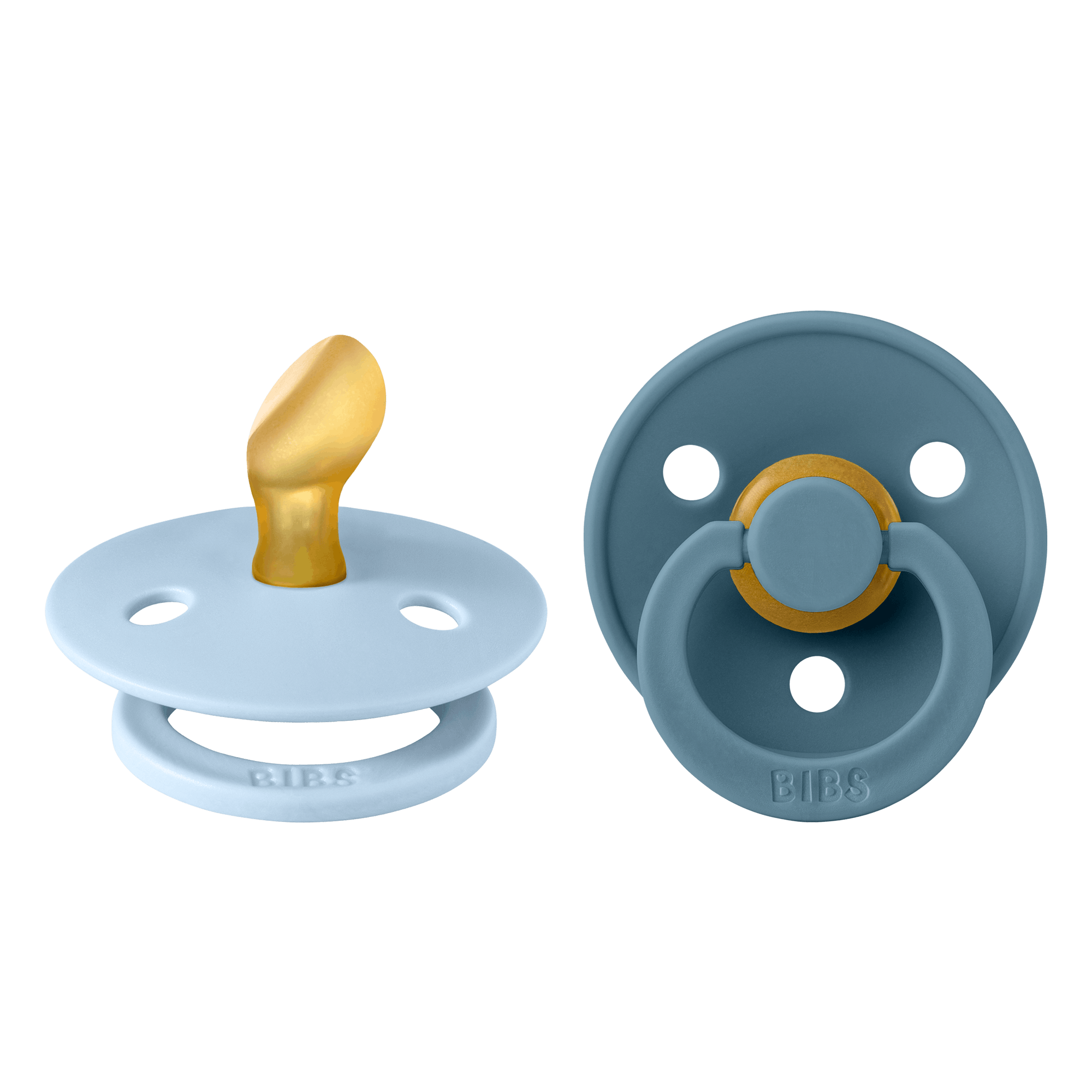 Bibs Colour Pack Latex Size Anatomical Baby Blue Petrol Stk - Bibs Baby - 5713795242412