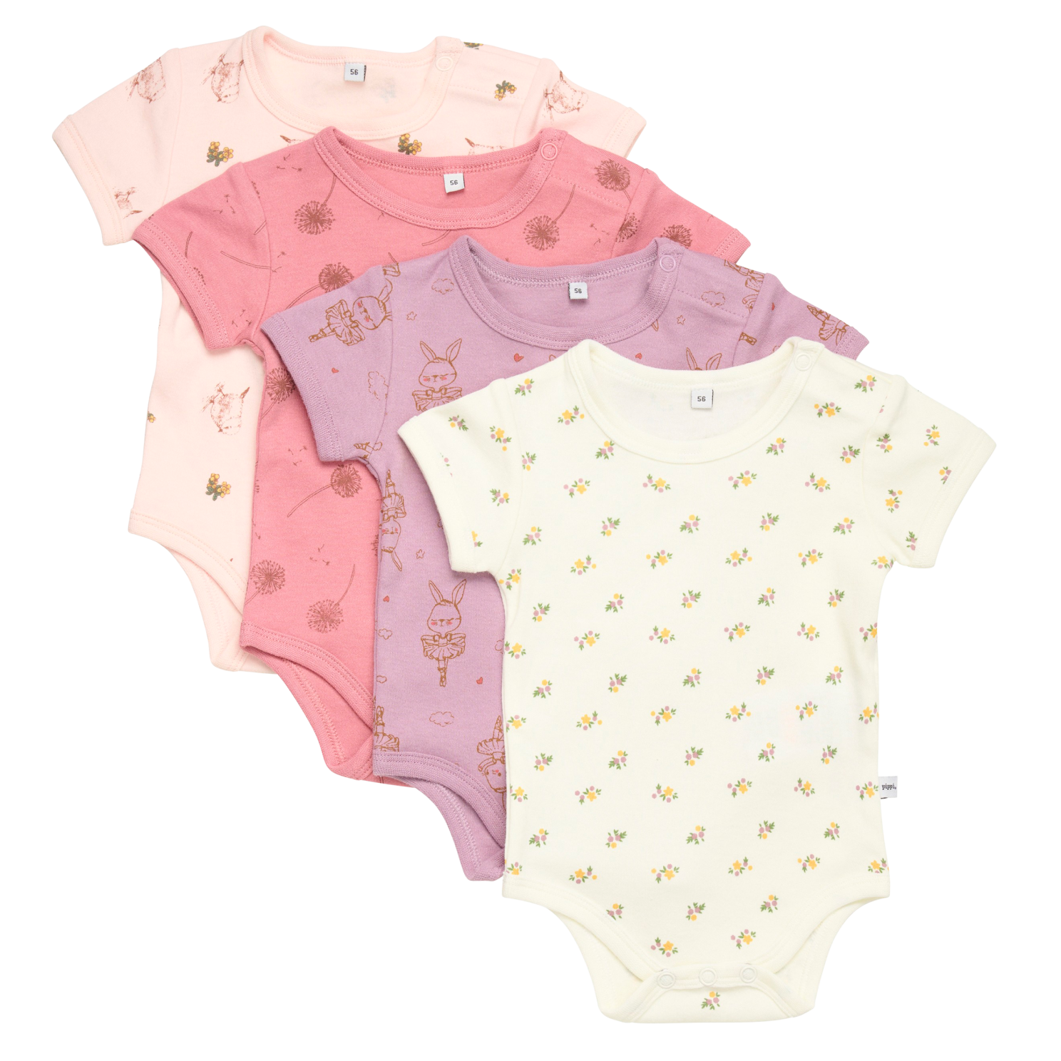 Dusty Rose Pippi Baby Body - Pippi Baby - 5714999051251