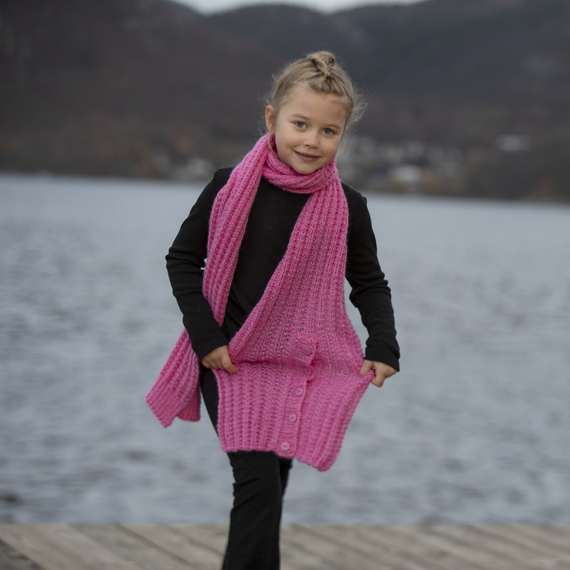 Ampquotsørlandampquot Halstørklæde Viking Design 2034 Kit Barn Dame Viking Alpaca Bris Fra Viking - Viking Baby