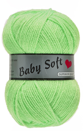 Grøn Baby Soft Yarn Lammy Blødt Baby Garn 070 Lys - Baby  - 8713795008060