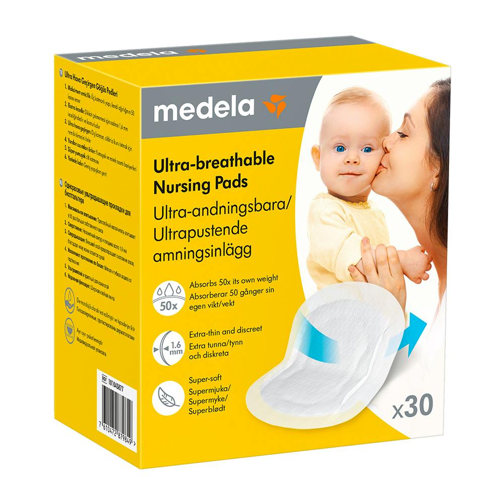 Medela Ultra Breathable Nursing Pads Stk - Medela Baby  - 7610472879849