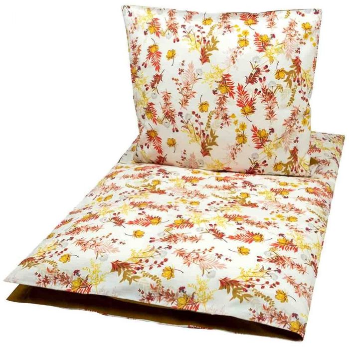 Baby Sengetøj 70x100 Calendula Cream 100 økologisk Bomulds Sengetøj Blomstret Sengetøj Msli - Müsli Baby  - 5714139284990