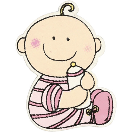 Baby Str 24x35 Tykkelse Lyserød 10stk - Diverse Baby  - 5707167999288