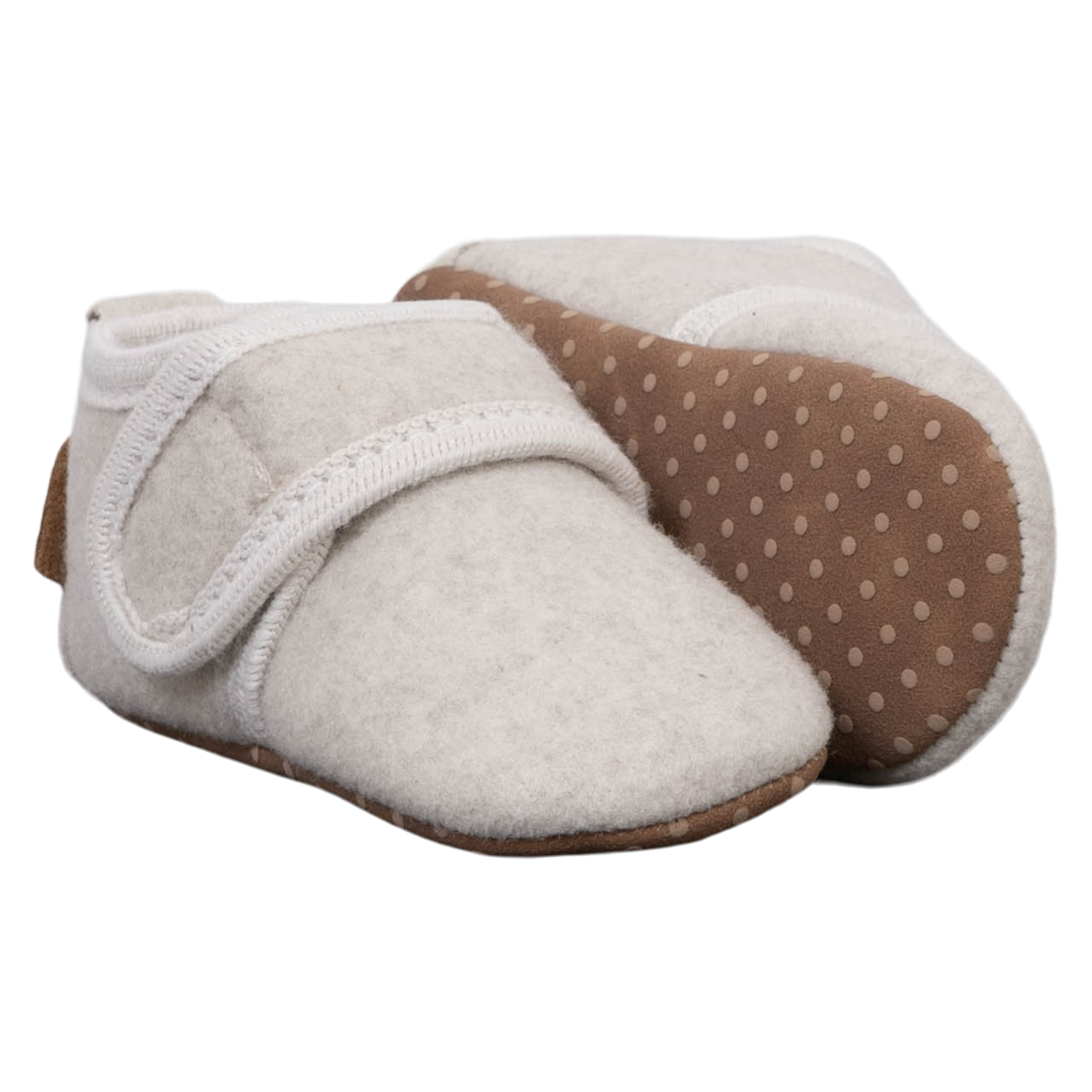 Hvid Soft Gallery Baby Hjemmesko Melange Offwhite - Soft Gallery Baby  - 5715073639327