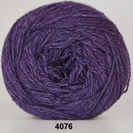 Hjertegarn Organic 350 4076 Mørk Lilla - Baby  - 5706382022795