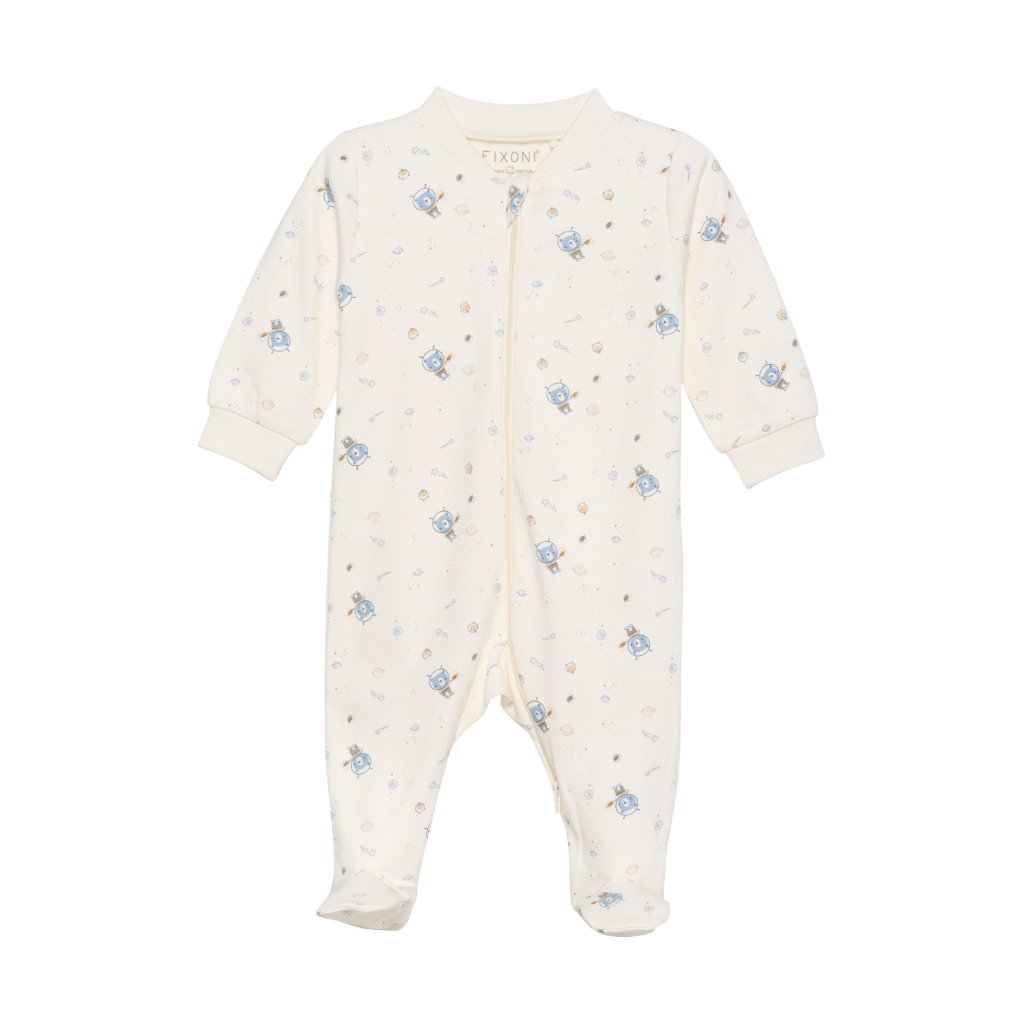 Ashley Blue Fixoni Baby Natdragt økologisk Bomuld - Fixoni Baby  - 5714625990763