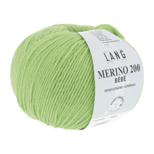 Apple - 316 Lang Yarns Merino 200 Bebe Apple 316 - Lang Yarns Baby  - 71.0316