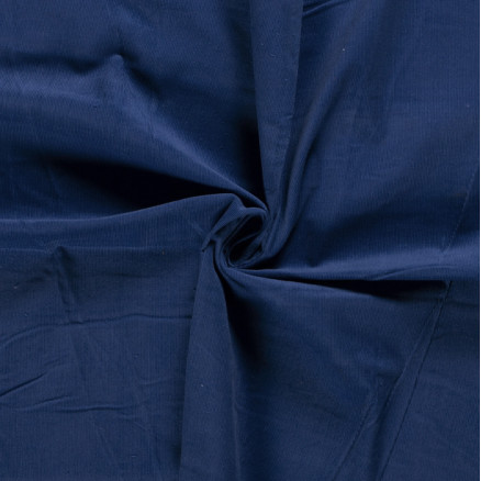 Babyfløjl Stof 145cm Kobolt 50cm - Balsløw Baby  - 5713410026533