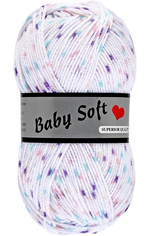 Baby Soft Multi Lilla Blå 605 - Niah Design Baby