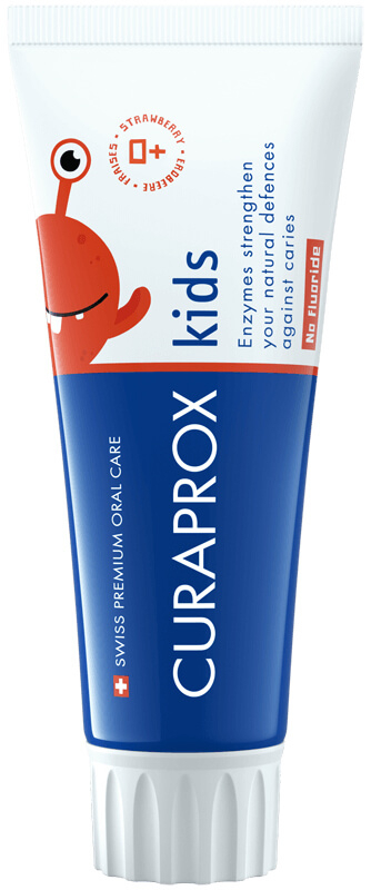 Curaprox Kids Tandpasta 950ppm Jordbær - Curaprox Baby  - 7612412429473