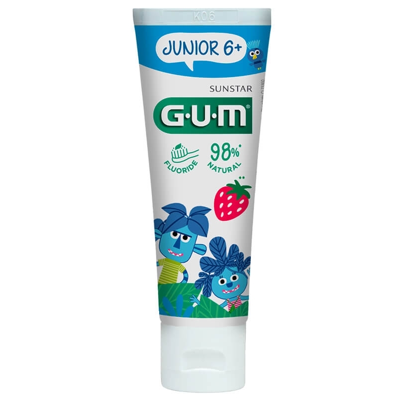 Gum Naturlig Tandpasta Junior Jordbær - Gum Baby  - 0070942304160