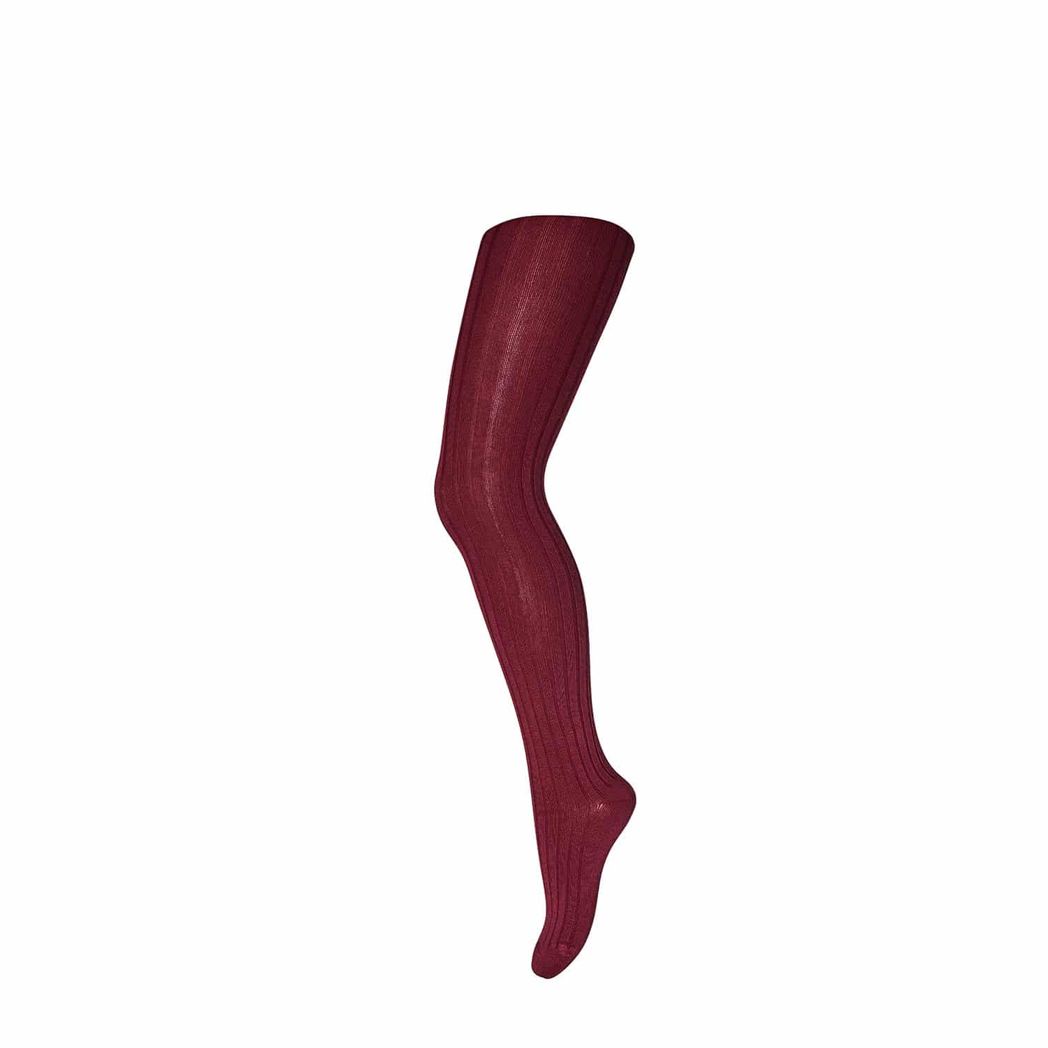 Bordeaux Denmark Strømpebukser Bomuldsrib - Mp Denmark Baby