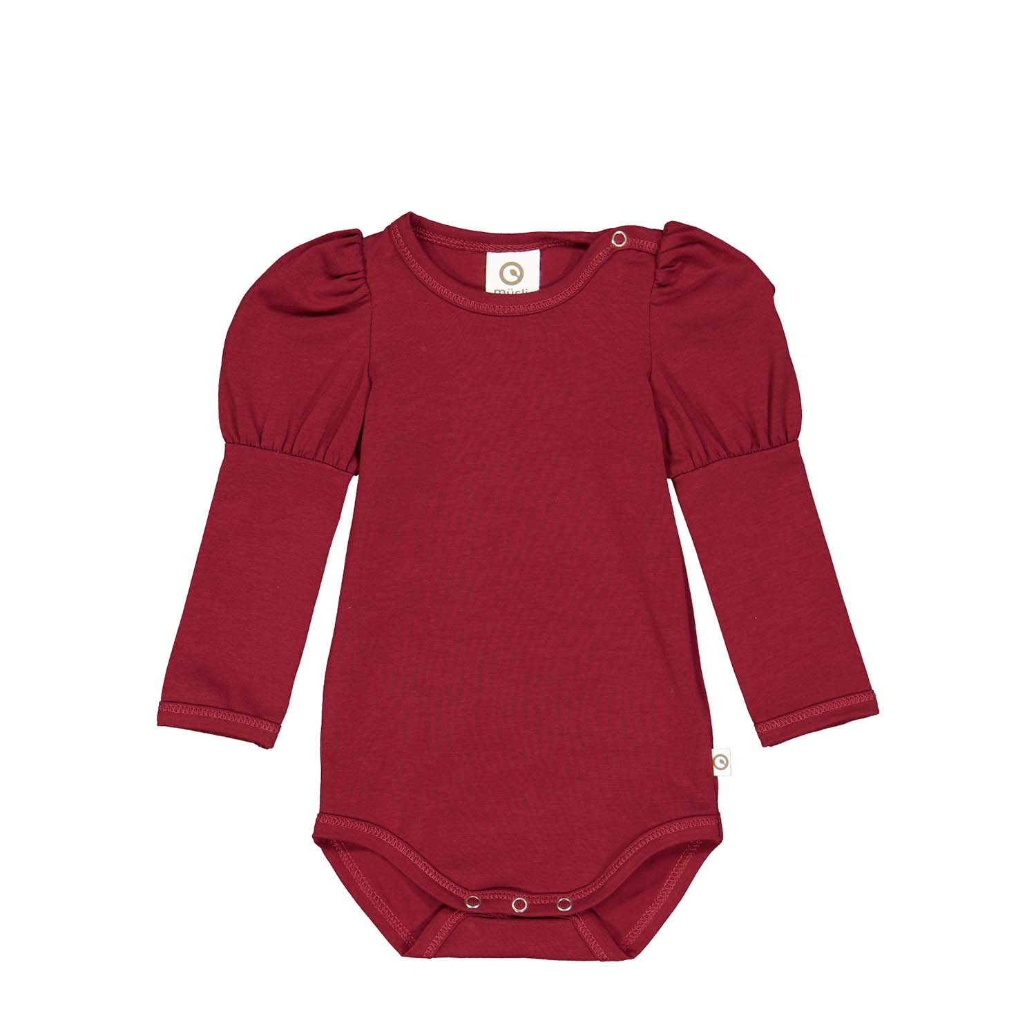 Bordeaux|Mørker Msli Body Pufærme Mørkerød - Müsli Baby