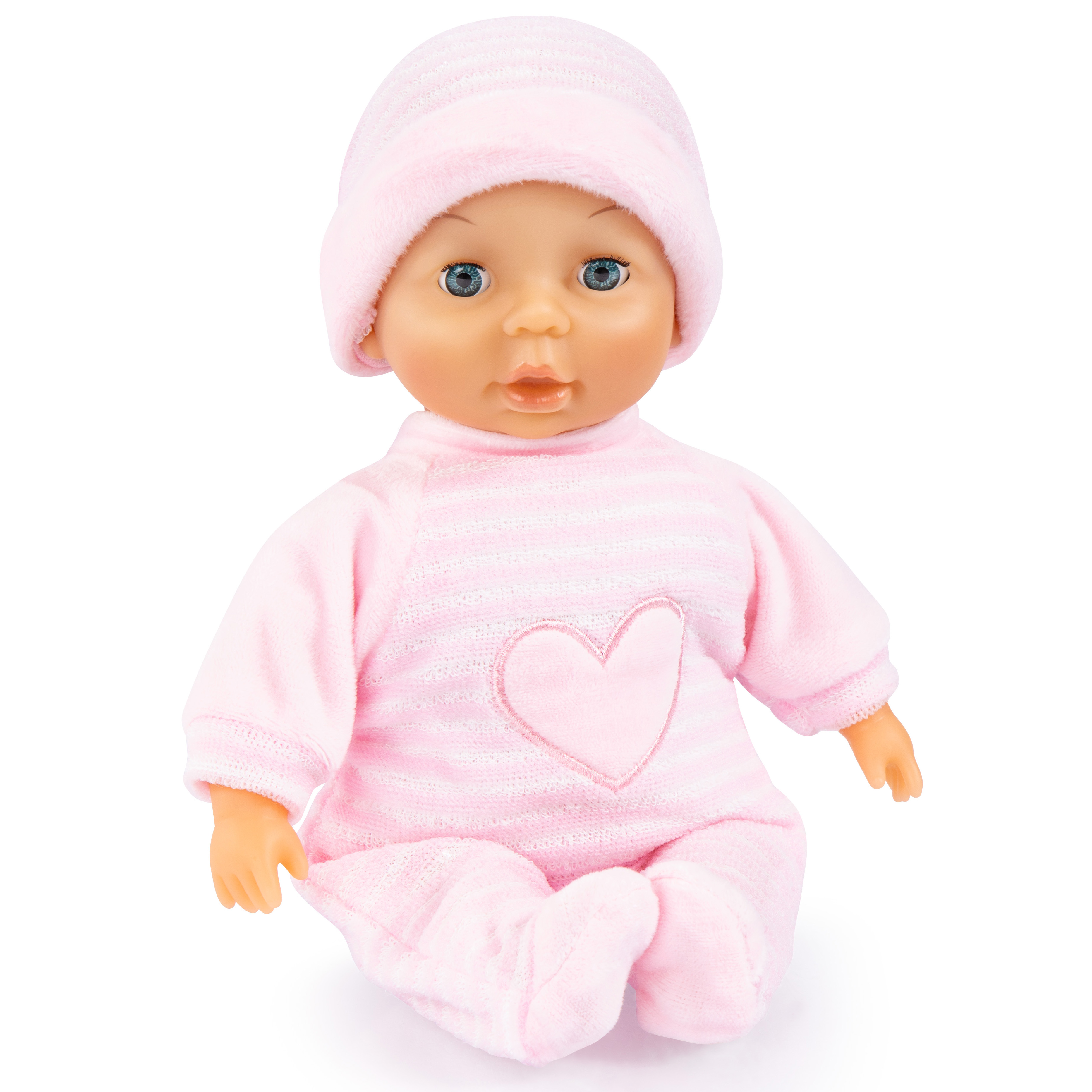 Pink Bayer Design Min Første Baby Dukke 28cm - Bayer Design Baby  - 4003336411898